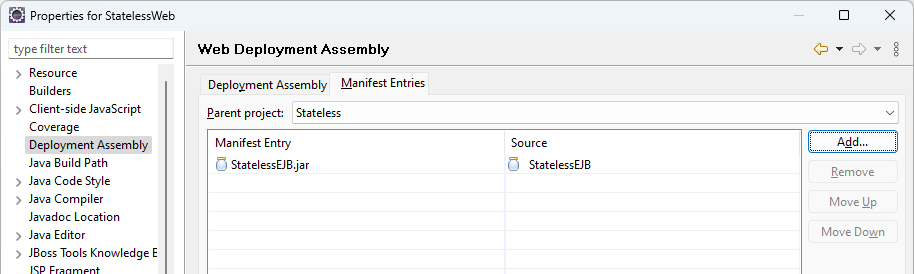 Deployment Assembly - add manifest entry (3)