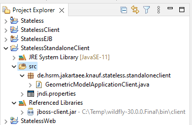 Config-Dateien im Project Explorer