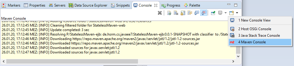 Maven Console