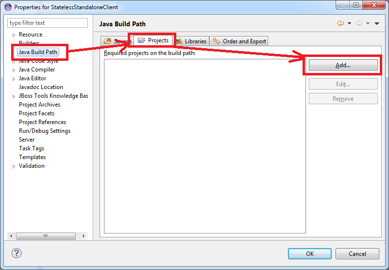 StatelessEJB im Build Path (1)