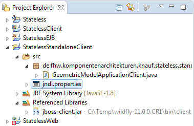 Config-Dateien im Project Explorer